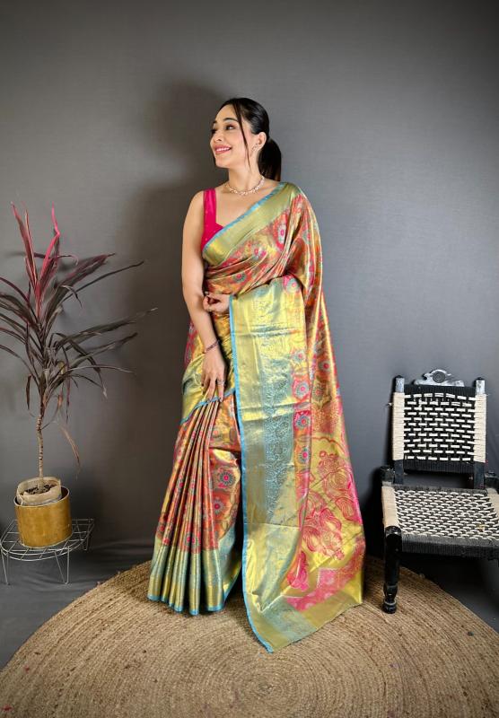 Malhar padma-vol-2 kanjivaram best retail saree shop in surat